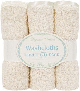 Organic baby washcloth