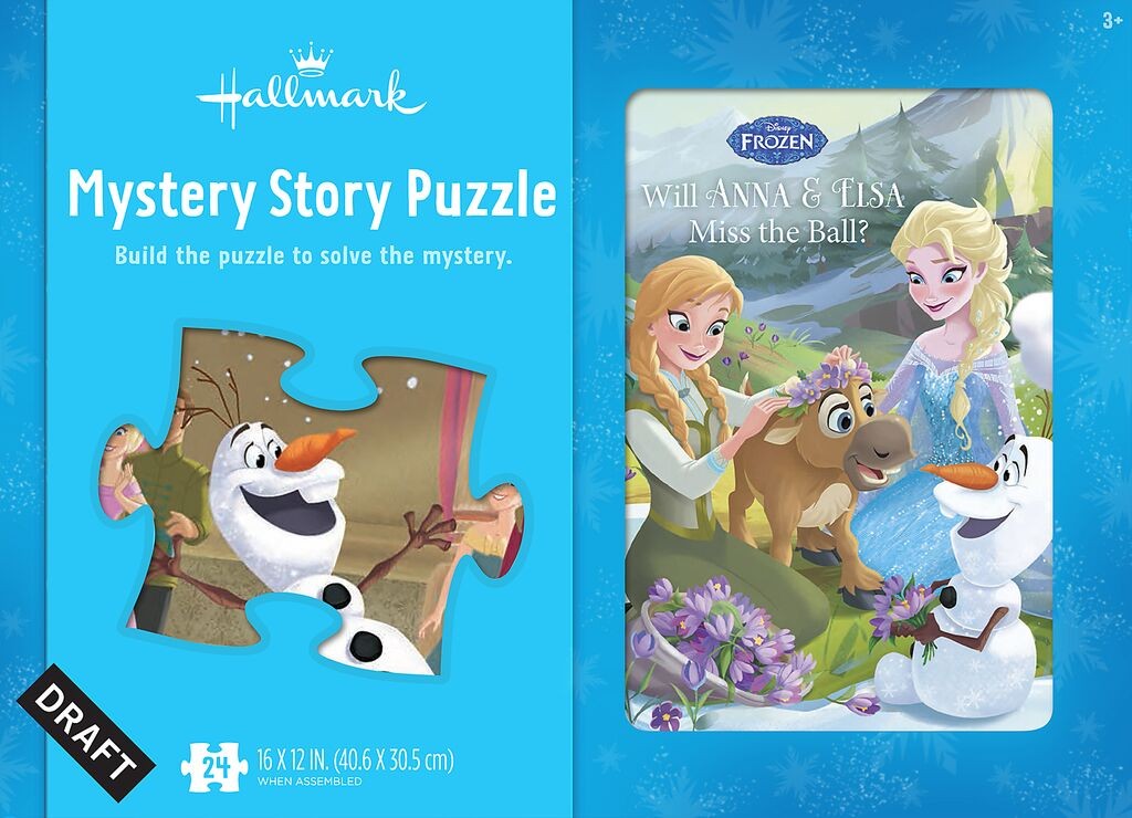 Disney Frozen Will Anna and Elsa Miss the Ball Puzzle Book