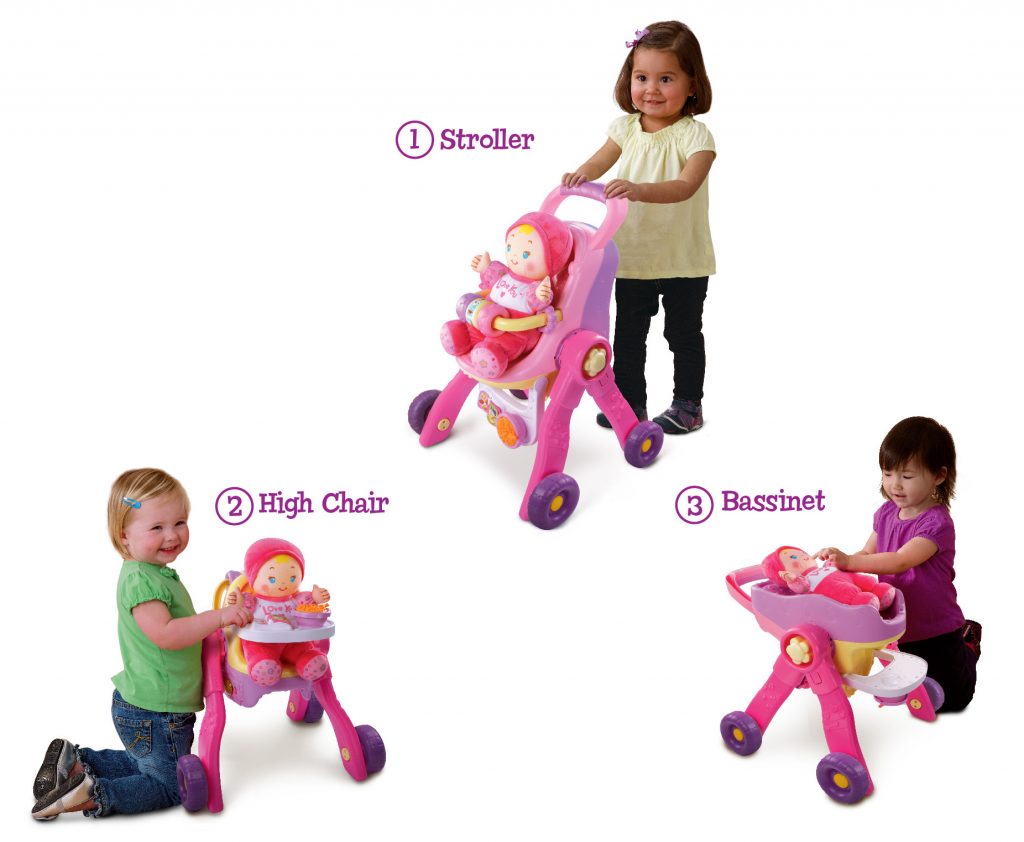 Vtech Baby Amaze 3-in-1 Care Learn Stroller