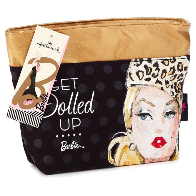 Barbie “Dolled Up” zippered makeup bag
