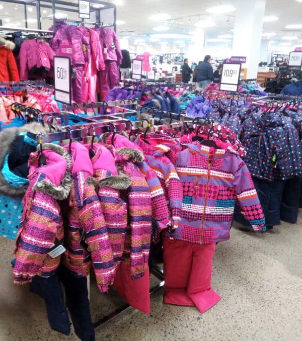 Sears Winter Clothing