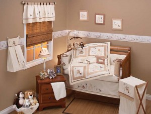 4 piece organic baby crib bedding set