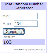Random Number Generator Random Number Generator