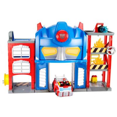 Transformers Rescue Bots Playskool Heroes Fire Station Prime playskool transformers