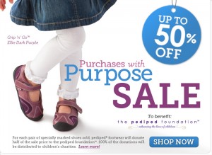 pediped purchases with purpose