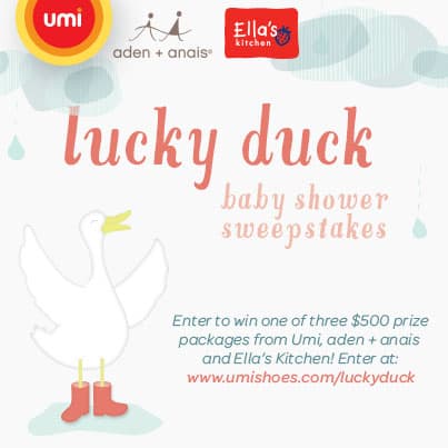 Lucky Duck Baby Shower sweepstakes