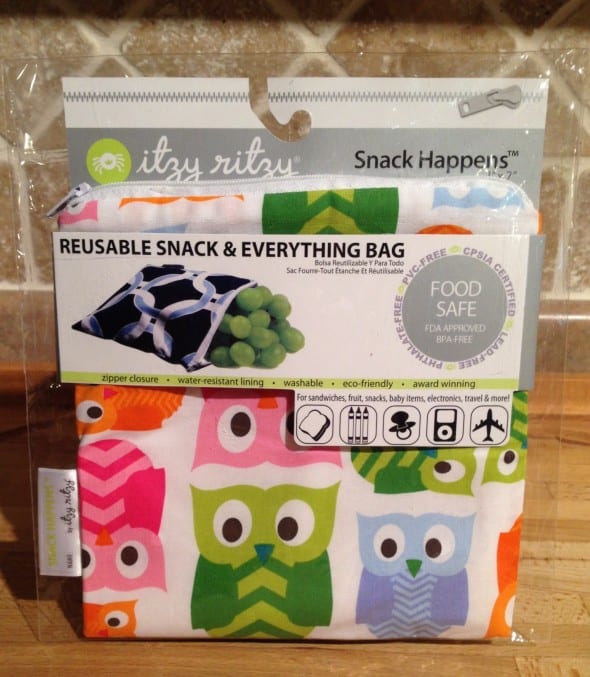 itzy bitzy resuable snack bag