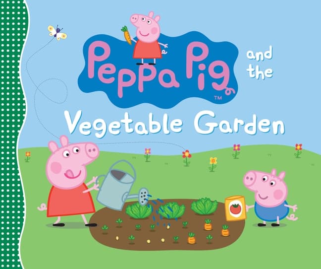 Peppa Pig and the vegetable garden