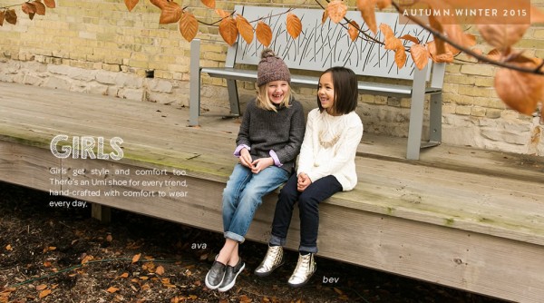 Umi shoes AW 2015 sneak peek girls