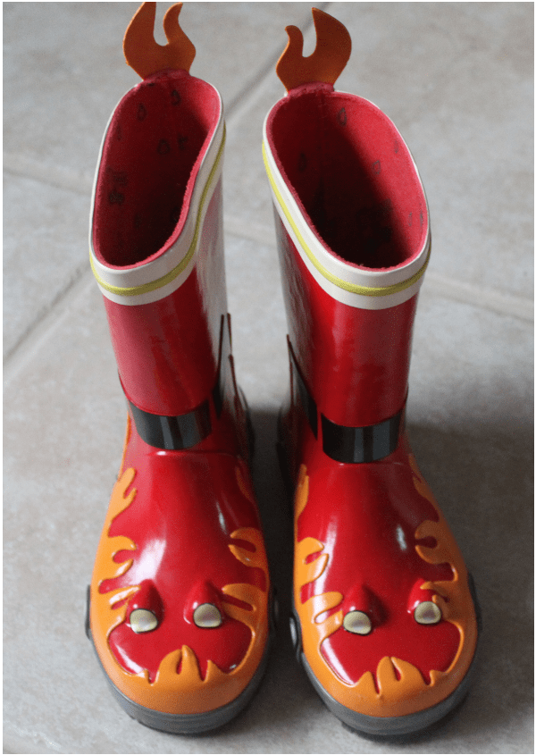 kidorable fireman rainboots