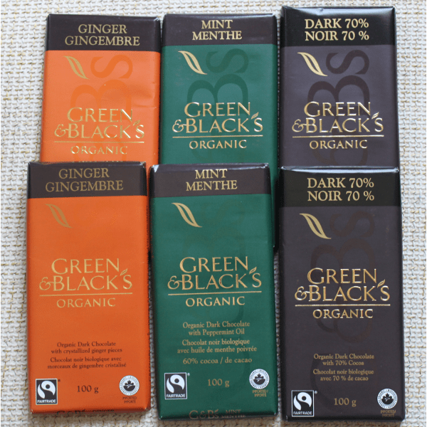 green and black's chocolate