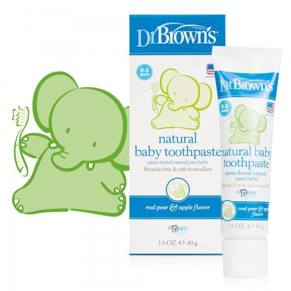 Dr Browns natural baby toothpaste