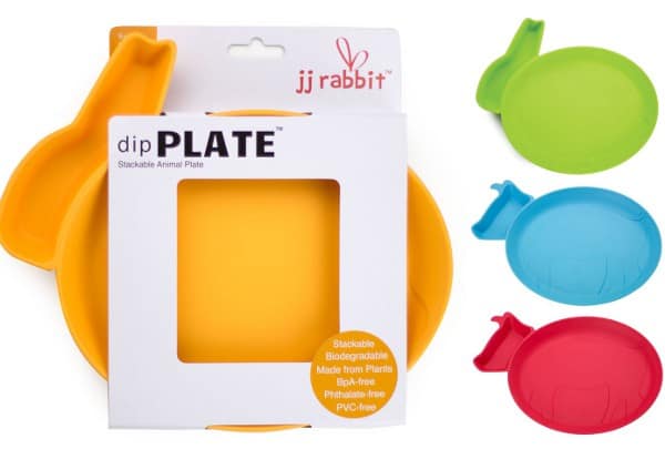 jjrabbit baby plates