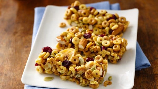 No Bake Multi-Grain Cheerios Snack Bars