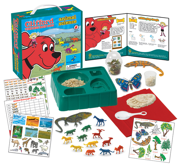 Clifford Animal Science Kit And Magic School Bus Back In Time With