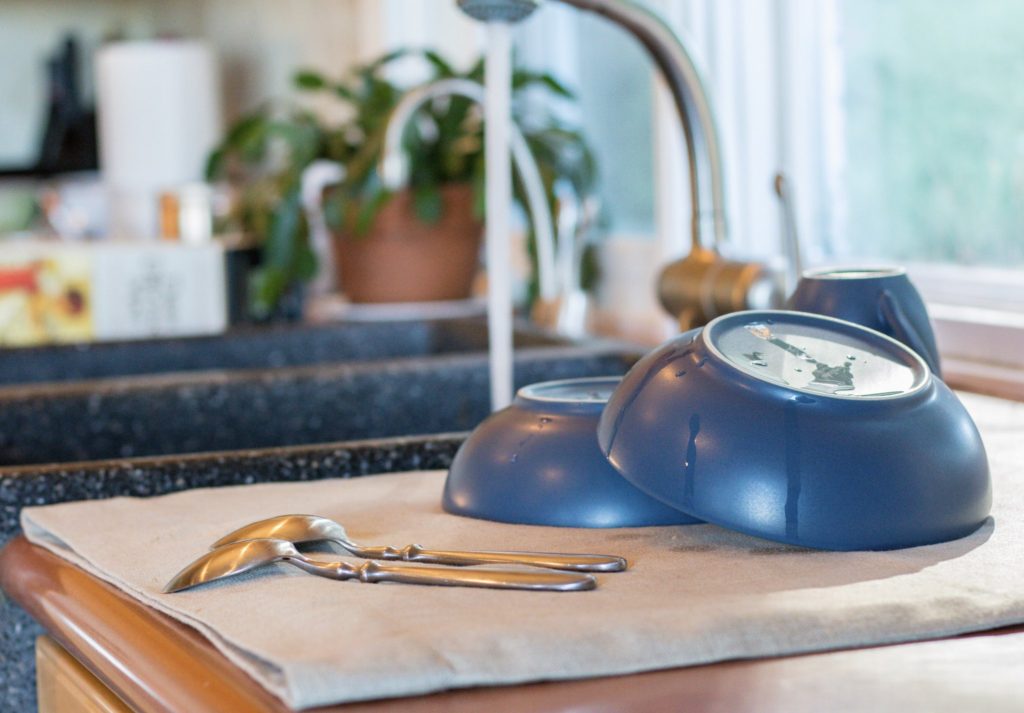 sonoma wool dish drying mat